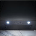 Omega 70cm undermount rangehood - 716m³/h air capacity - matte black, LED lights, washable filter - ORU70MB