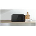 Panasonic 44L cyclonic inverter microwave - 1100W, black glass screen, sensor cooking - NN-ST75LBQPQ