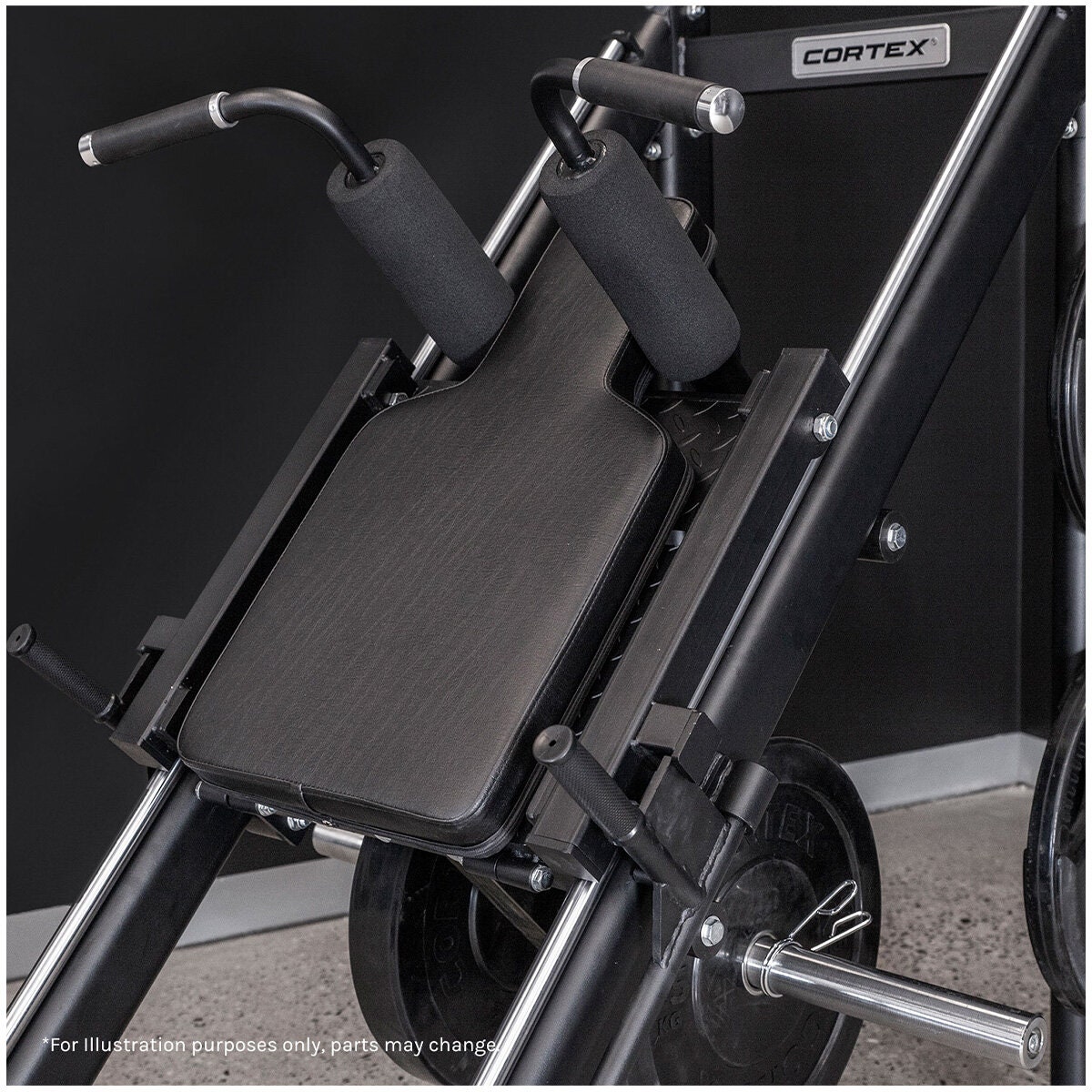 Cortex LP10 45 degree leg press and hack squat combo machine - black finish - 156kg - CSST-LP10