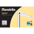 Mondella Chrome Rococo Tall Basin Mixer 6 Star WELS 4.5L/min