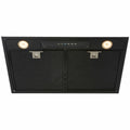 Schweigen 60cm Matte Black Undermount Rangehood - IsoDrive ST Motor, 900m³/h, 57W - UM1390-6BSTPAK