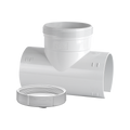 Holman 100mm PVC DWV Snap Tee - 100mm - Watermark Approved - SuperSaverAU - view 1