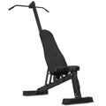 Cortex Exercise Bench Complete Set - Adjustable Angles, Chin-up and Dip Attachment, Black - BENCHBN6-SET