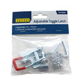 Syneco Adjustable Toggle Latch 115-125mm Zinc Plated Durable Steel - SuperSaverAU - view 2