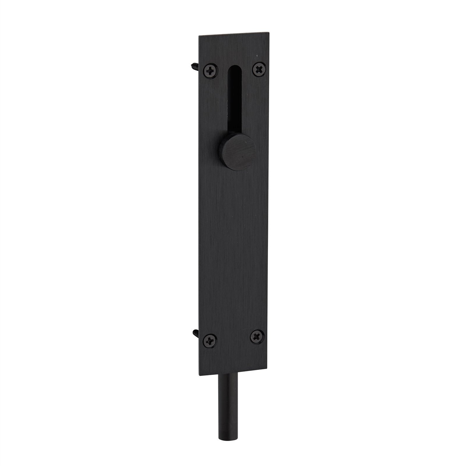 Delf Trade 150mm Matt Black Aluminium Door Drop Bolt