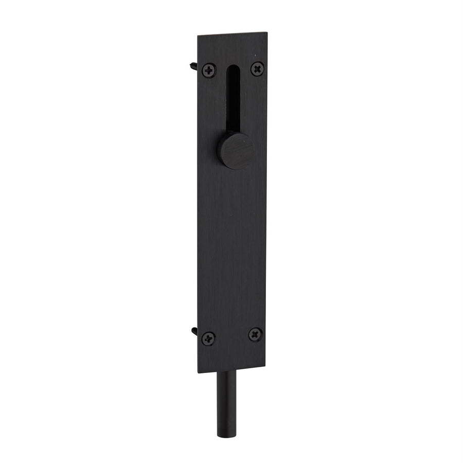 Delf Trade 150mm Matt Black Aluminium Door Drop Bolt
