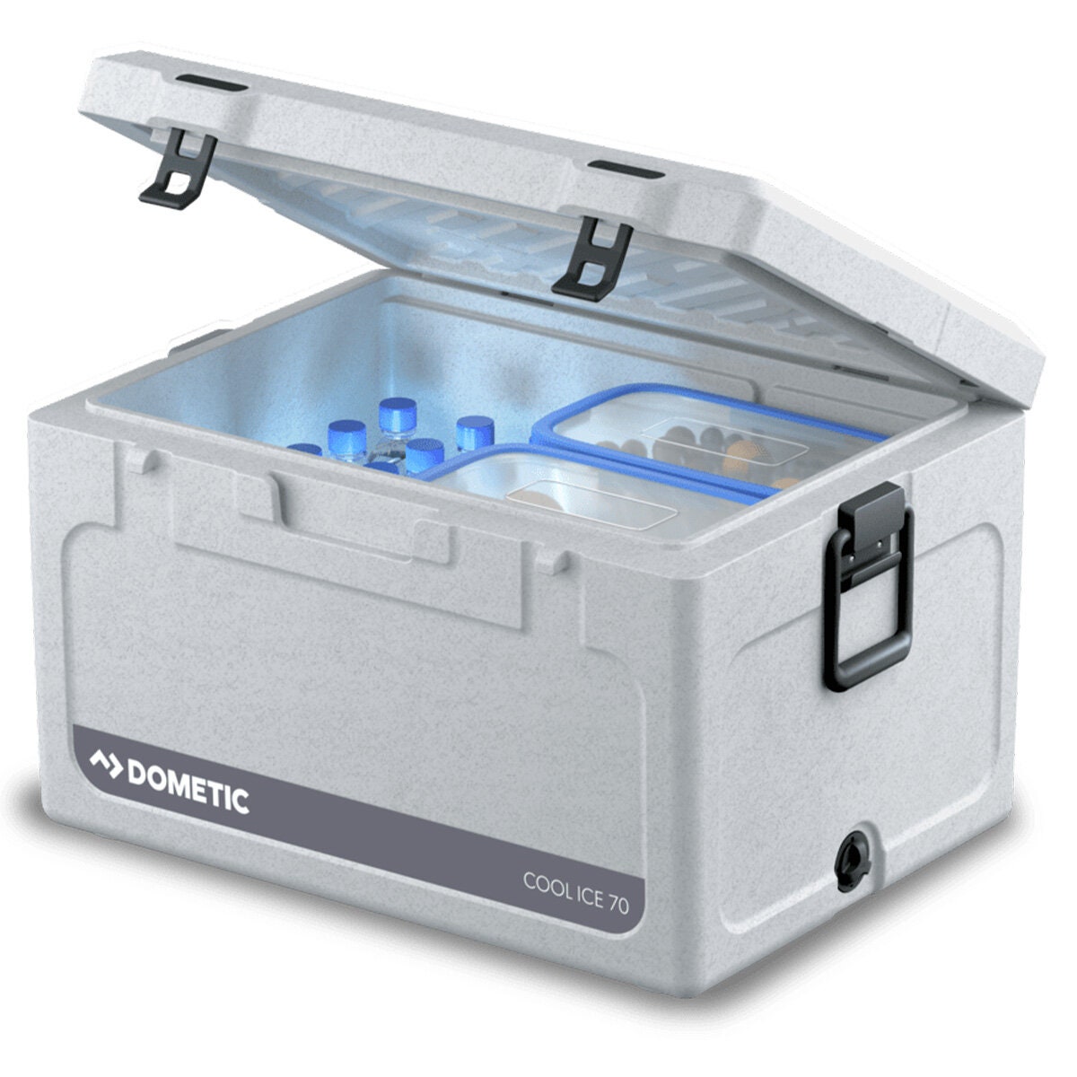 Dometic Cool Ice 71L Insulation Box - Stone Grey, Seamless Food Grade Polyethylene - CI70