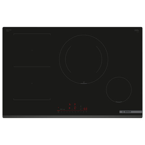Bosch 80cm Series 6 induction cooktop - CombiZone, PerfectFry Plus, 28cm zone, Home Connect - PVS831HC1H