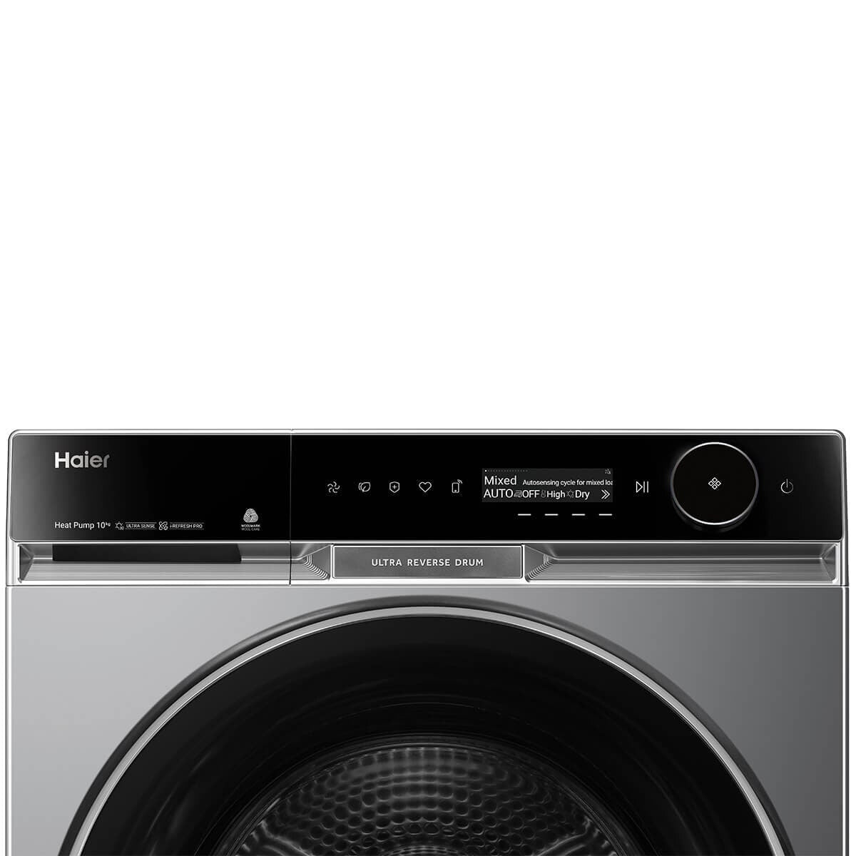 Haier 600 Series 10kg Heat Pump Dryer - Black, 10 Star Energy Rating, Ultra Sense - HDHP10PXB1