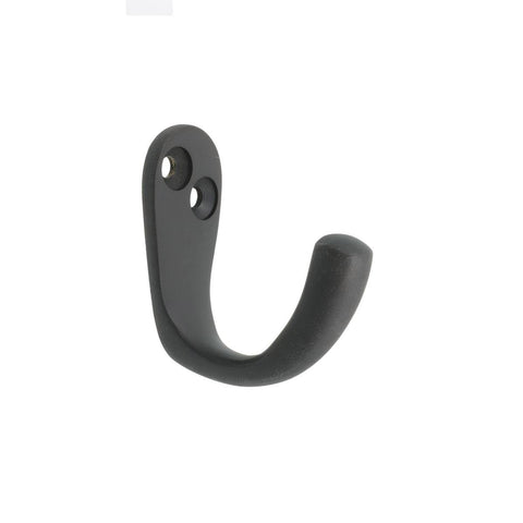 Zenith Robe Hook - 40mm - Solid Brass - Matte Black - SuperSaverAU - view 1
