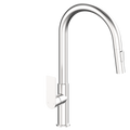 Mondella Brushed Nickel Rococo Pull Down Sink Mixer - 45mm x 435mm - Durable, Water-Saving - SuperSaverAU - view 1