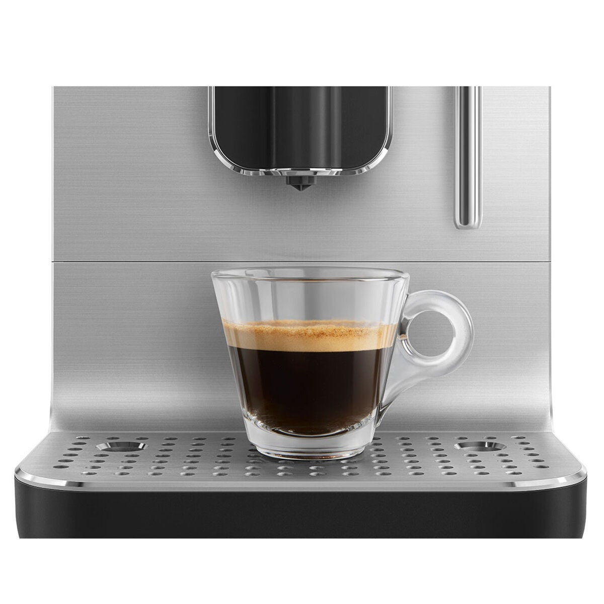 Smeg Bean To Cup Coffee Machine - 19 Bar Pump, Built-in Grinder, Matte Black - BCC12BLMAU
