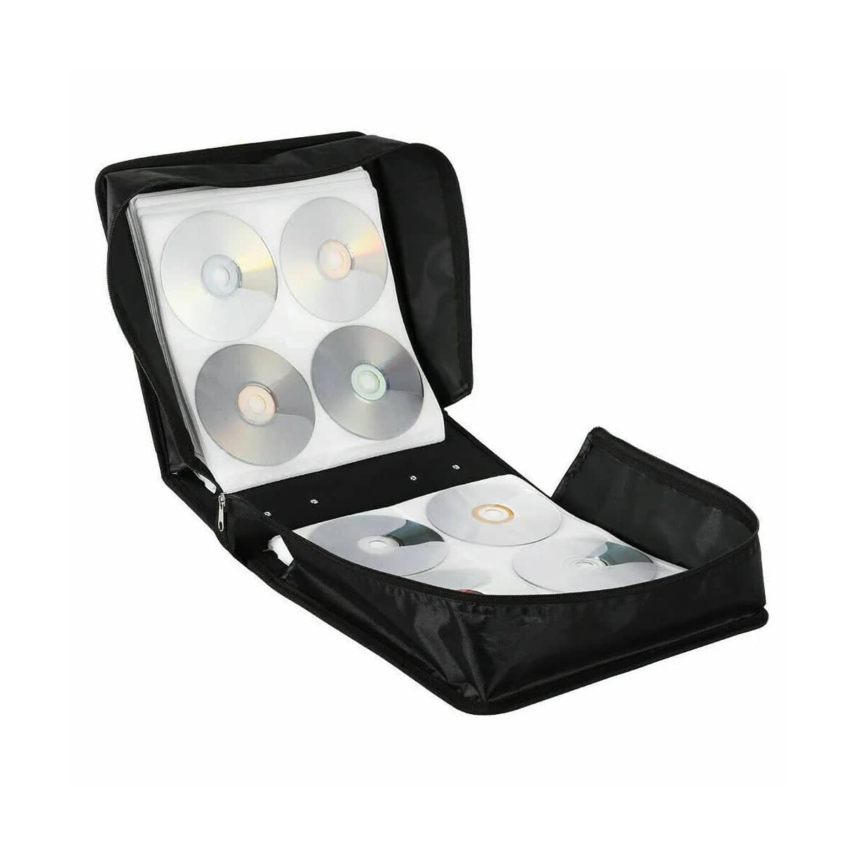 CD and DVD Storage Case, 520 Disc PU Leather Organiser - view 2