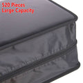 CD and DVD Storage Case, 520 Disc PU Leather Organiser - view 5