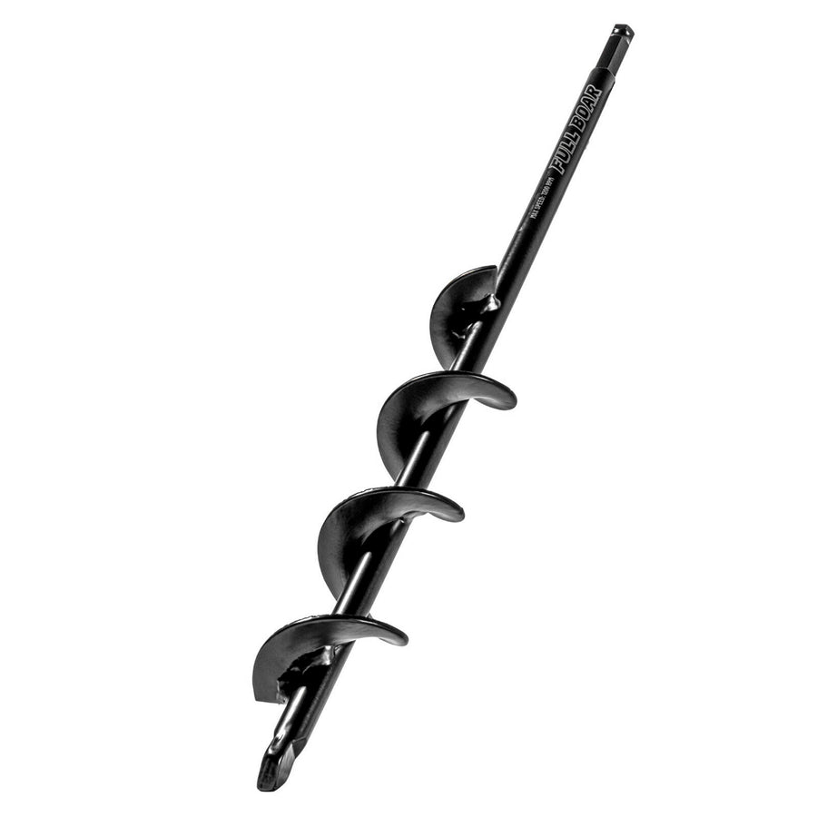 Full Boar 50mm Solid Steel Garden Auger Bit, 450mm Depth, 7/16" Hex Shank