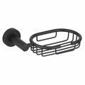 Mondella Matte Black Resonance Soap Basket - 180mm x 50mm x 150mm - SuperSaverAU - view 1