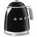 Smeg 50s Retro Style 800mL Mini Electric Kettle - Black, 1400W, Double Wall - KLF05BLAU