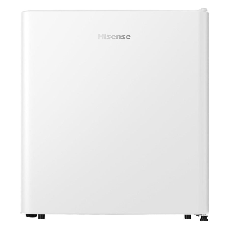 Hisense 45L bar fridge - white steel door, bottle storage, 4 star energy rating, reversible door - HRBF46