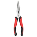 Trojan 200mm Long Nose Plier - Red and Black - Ergonomic Anti-Slip Handles - SuperSaverAU - view 2