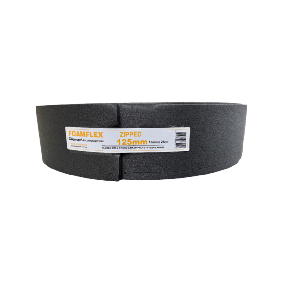 Cagroup Foamflex Expansion Joint - 125mm x 25m - Polyolefin - Non Absorbent - SuperSaverAU - view 1