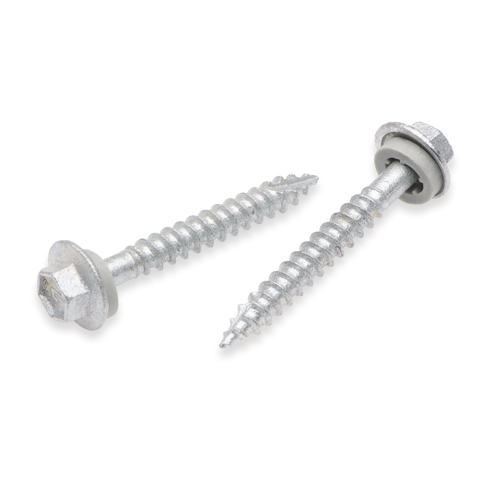 Buildex 12G x 45mm Class 3 Roofing Screws with Seal, Type 17 Hex Head - 50 Pack