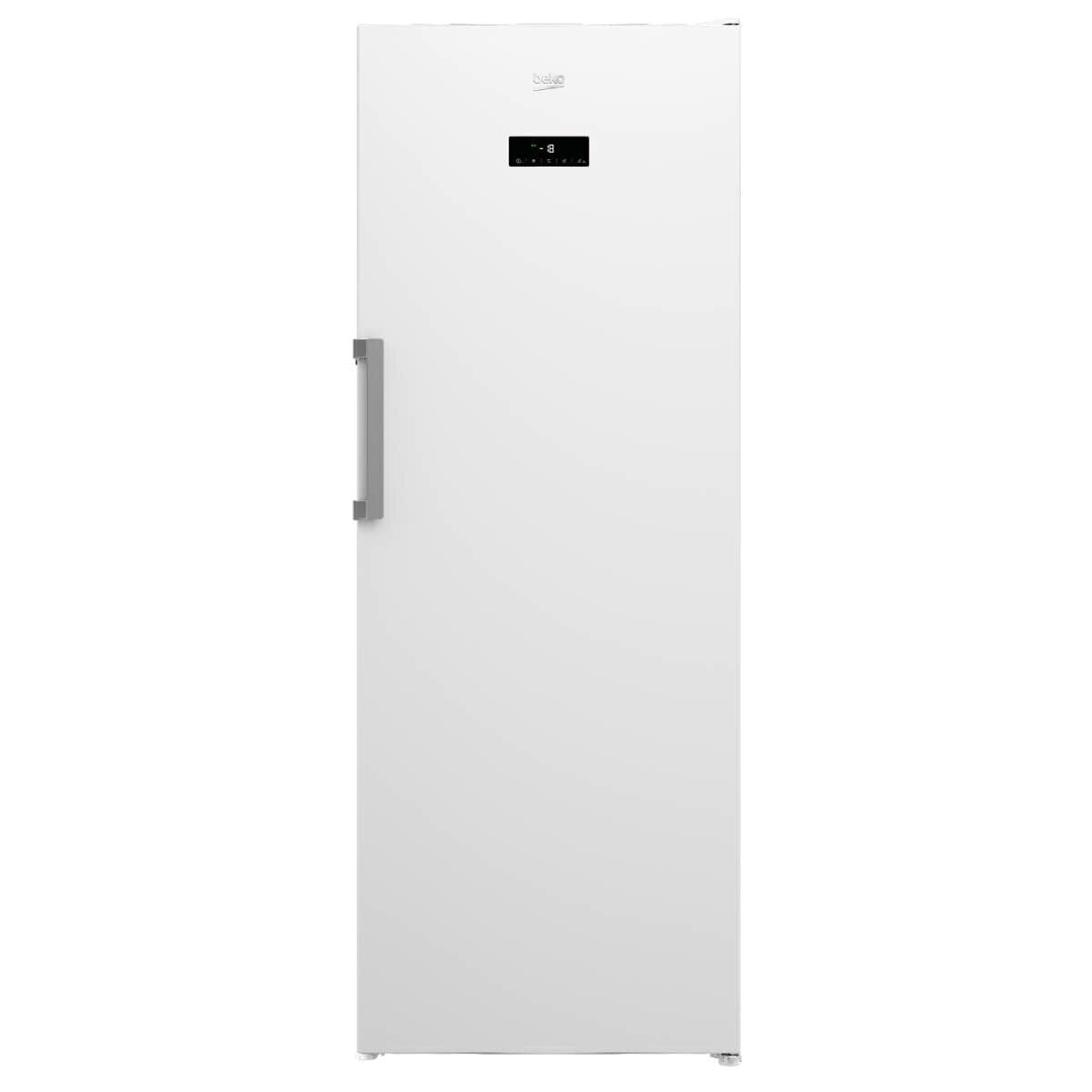 Beko 404L Frost Free Upright Freezer - White, Prosmart Inverter Compressor, Double Twist Ice Maker - BVF404W