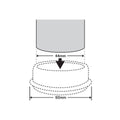 Surface Gard Castor Cups - 44mm - Plastic - Non Slip - 4 Pack - SuperSaverAU - view 3