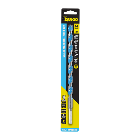 Kango Multi Material Drill Bit 14mm x 260mm - Durable Carbide Tip - Precision Start - SuperSaverAU - view 1