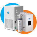 InSinkErator Multitap 4N1 Chilled J Shape Tap - Brushed Steel - Boiling, Chilled and Mains Water - 4005JBR