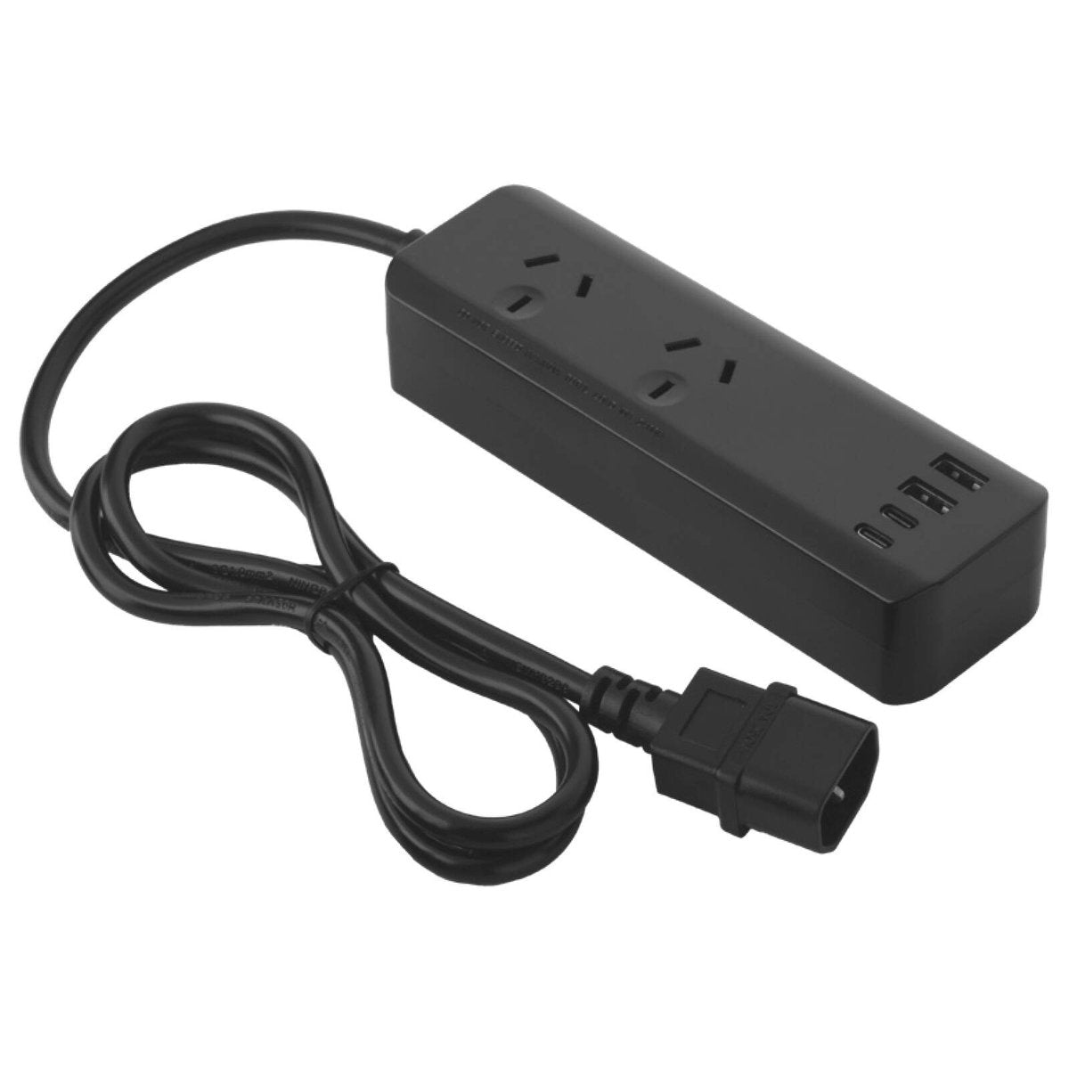 Arlec Powerboard Travel Adaptor Kit - 2 Outlets - PD30W USB C - Black - SuperSaverAU - view 4