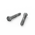 Zenith M10 x 75mm Hot Dip Galvanised Hex Head Coach Screw - Coarse Thread