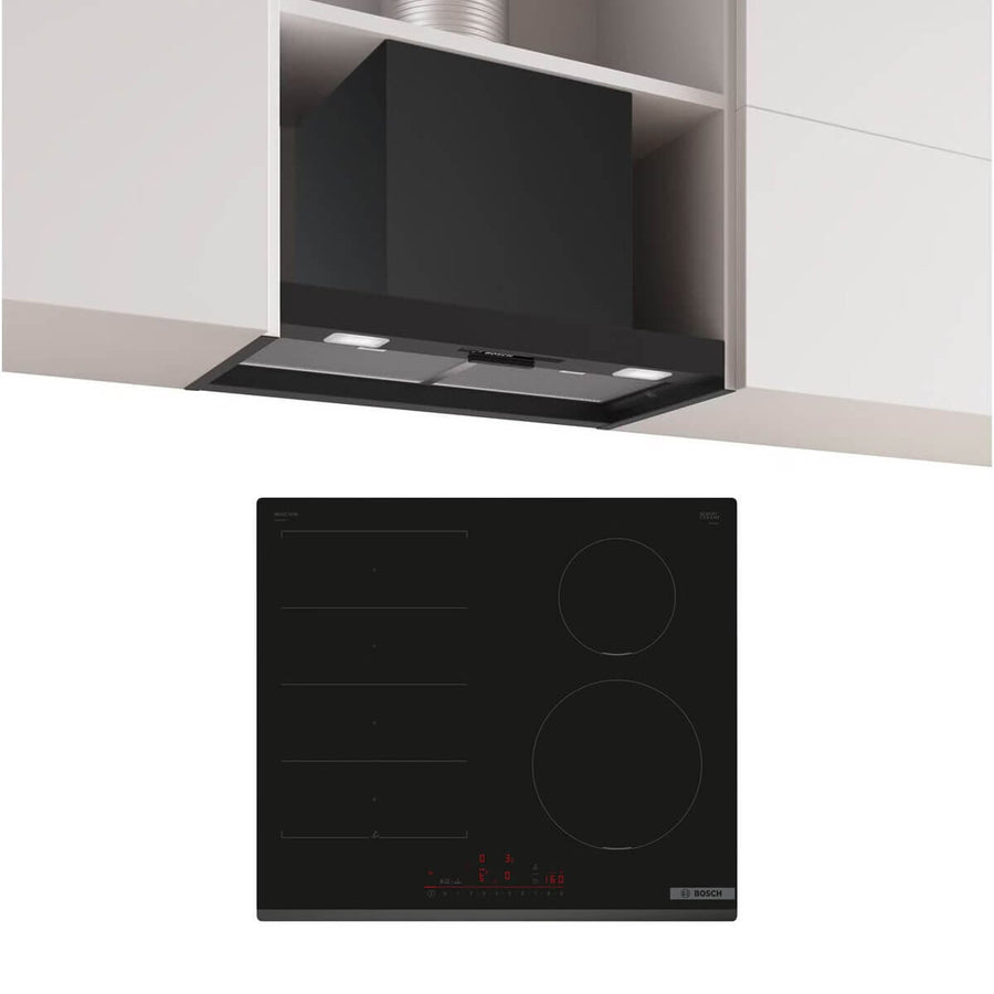 Bosch 60cm Cooking Pack - Flex Induction Cooktop, Undermount Rangehood, PerfectFry Plus - BSHCOOKPACK8