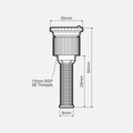 Holman Adjustable Nozzle - 2.4M - Plastic - 0 to 360 Degree Spray - SuperSaverAU - view 2