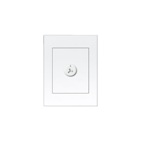 HPM VIVO 3 Speed Fan Controller, White, 1 Gang 240V 100VA (EV770/1FCWE)