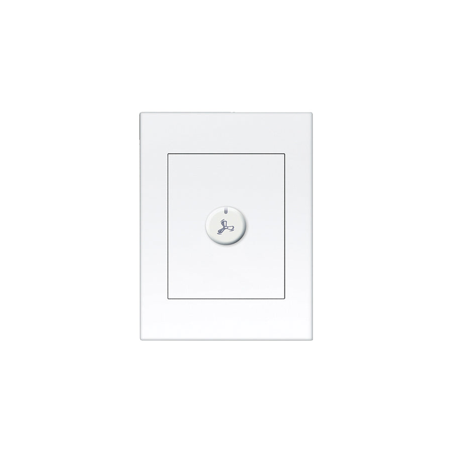 HPM VIVO 3 Speed Fan Controller, White, 1 Gang 240V 100VA (EV770/1FCWE)