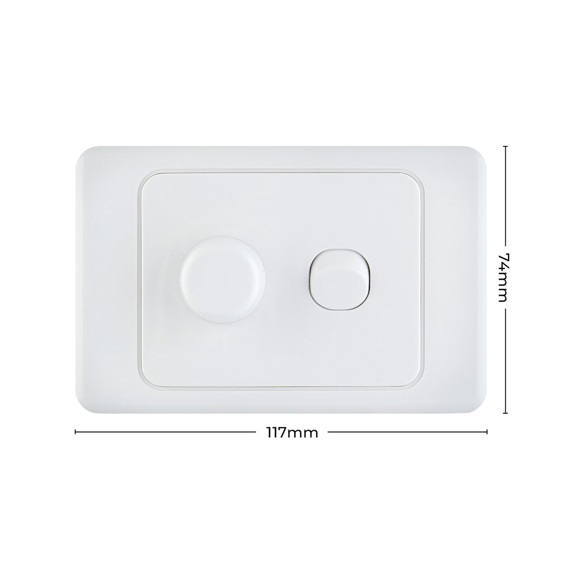 Deta Light Dimmer - 400VA - Polycarbonate - Leading Edge - SuperSaverAU - view 4