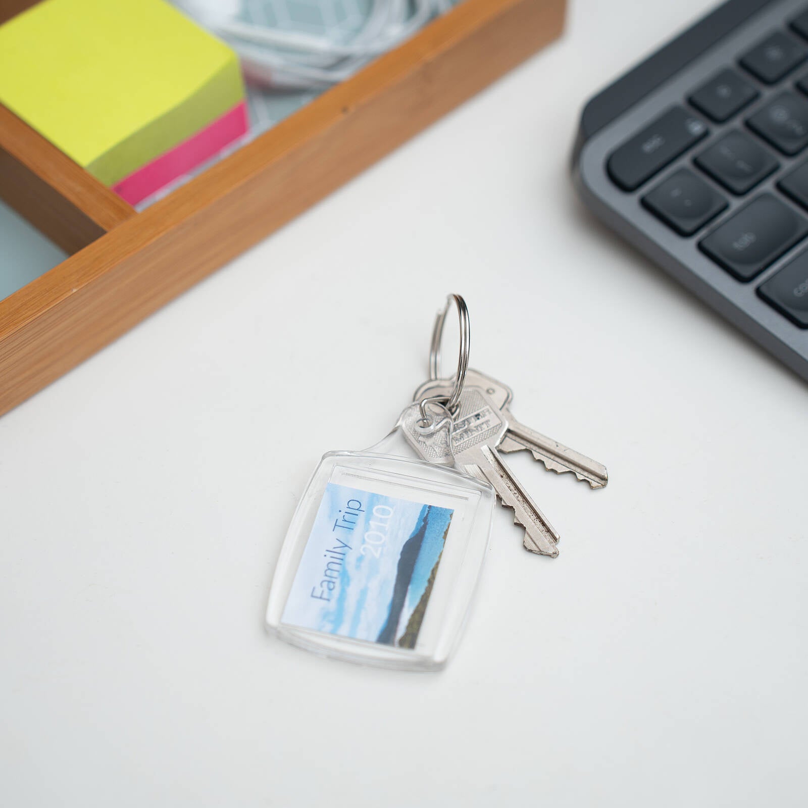Taskmaster Clear Customisable Key Tags - 3 Pack