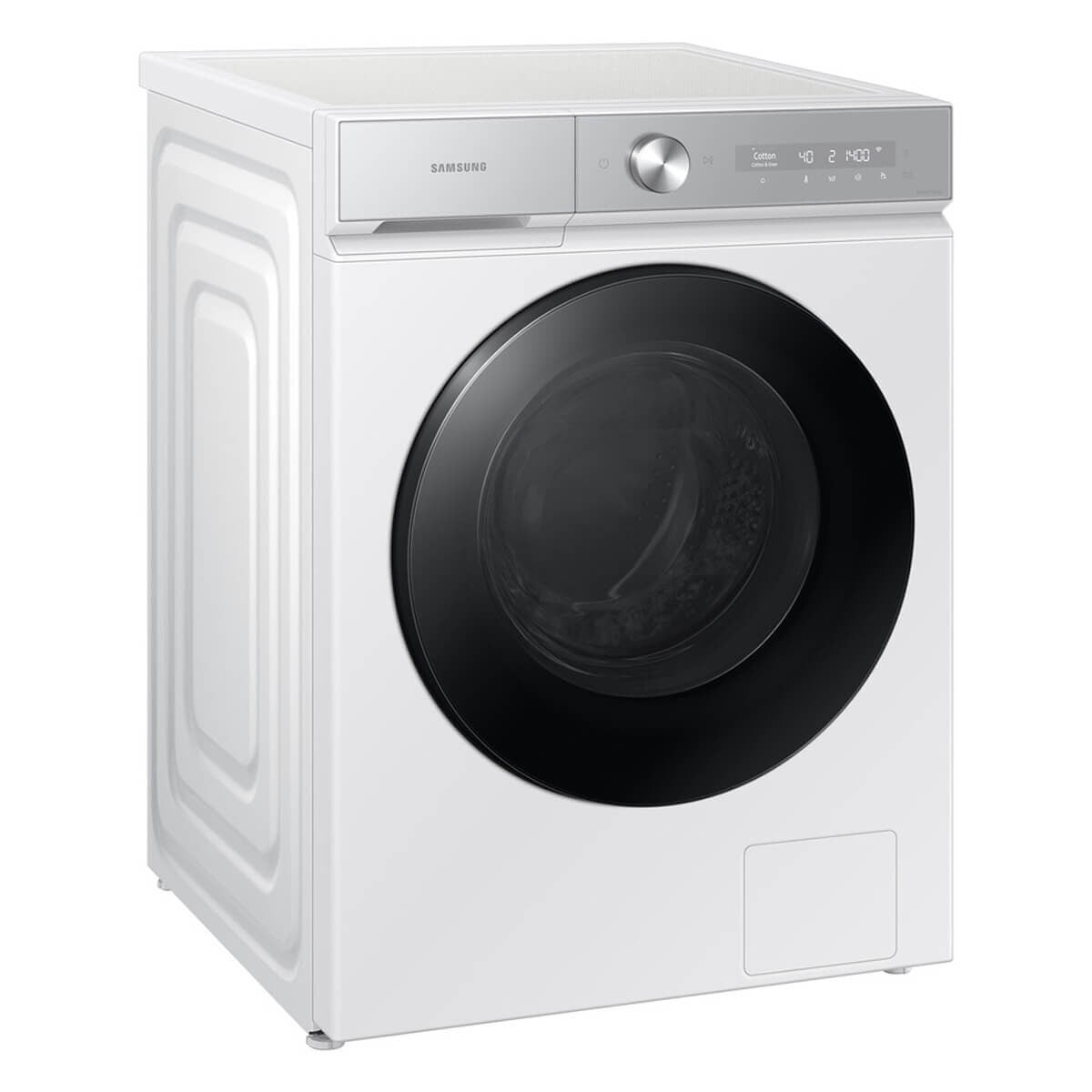 Samsung Bespoke AI 12kg Front Load Washing Machine - White, AI Wash, Auto Dispense - WW12BB94ADGH
