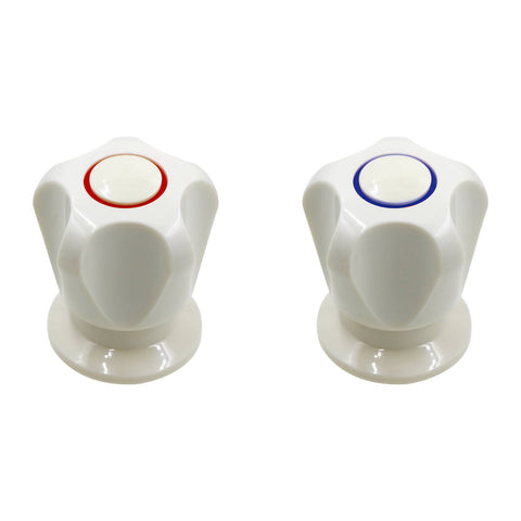 Shaw & Mason Ivory Classic Basin Top Assembly - ABS Plastic, Pair