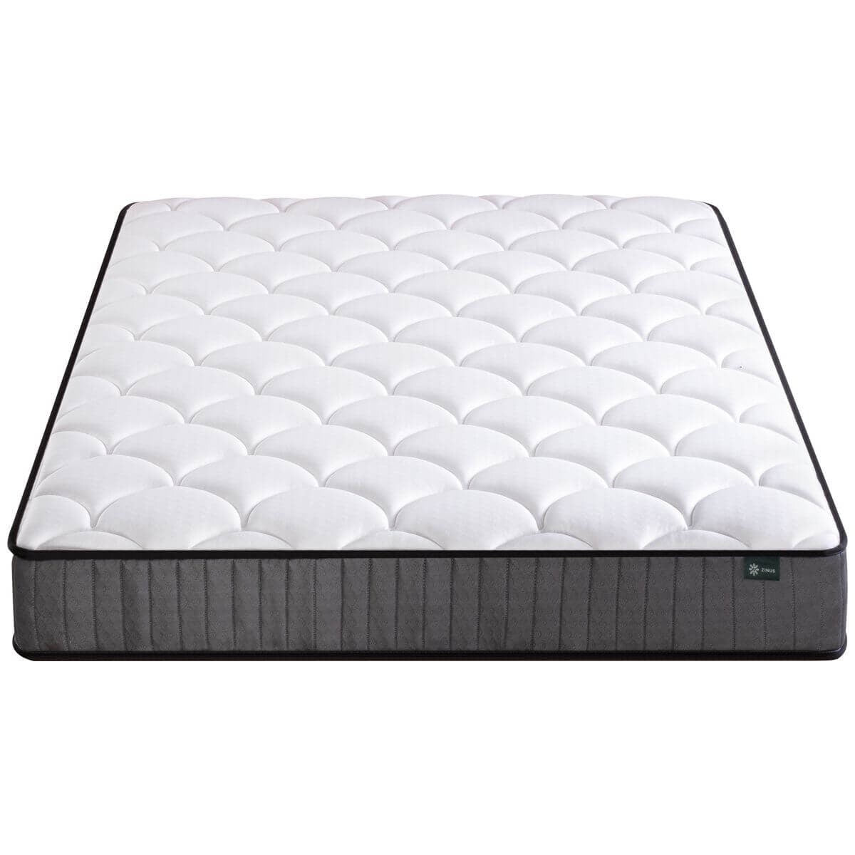 Zinus Double iCoil Pocket Spring Mattress - Pressure Relieving Foam, Fibre-Quilted Cover - AU-MSSBO1ZC-06D