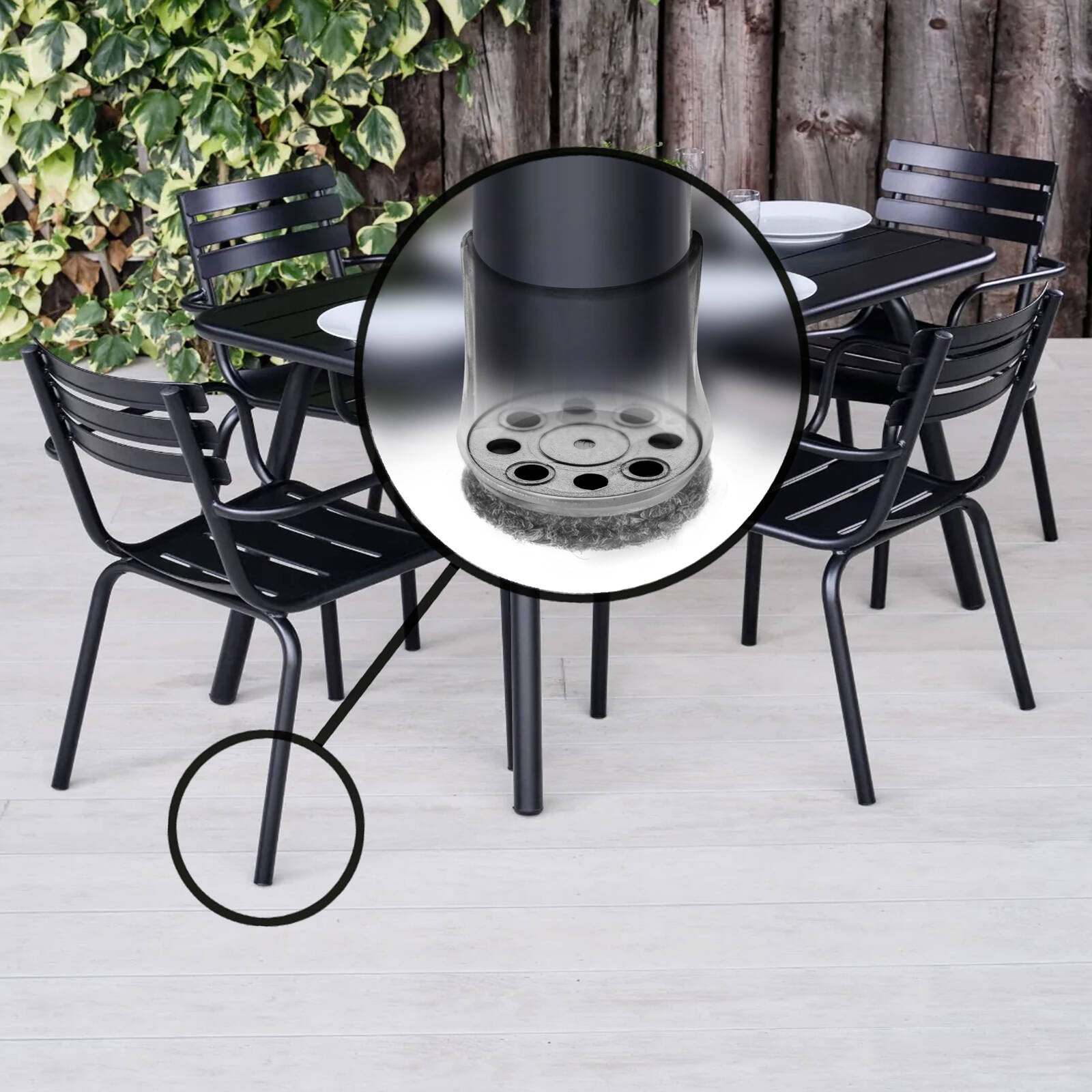 Slipstick 29-34mm Diameter Clear Sleeve Outdoor Floor Cap CB95005