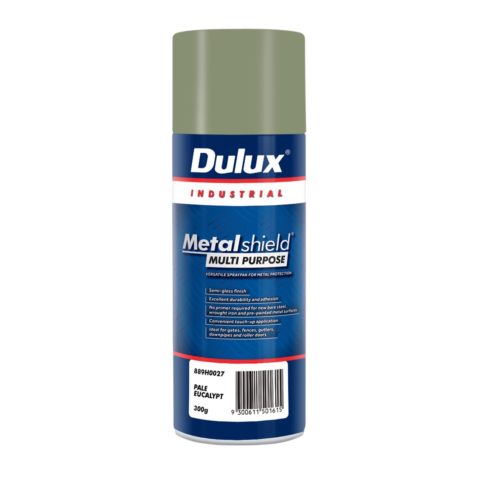 Dulux Metalshield 300g Multipurpose Spray Paint Pale Eucalypt - Metal Protection