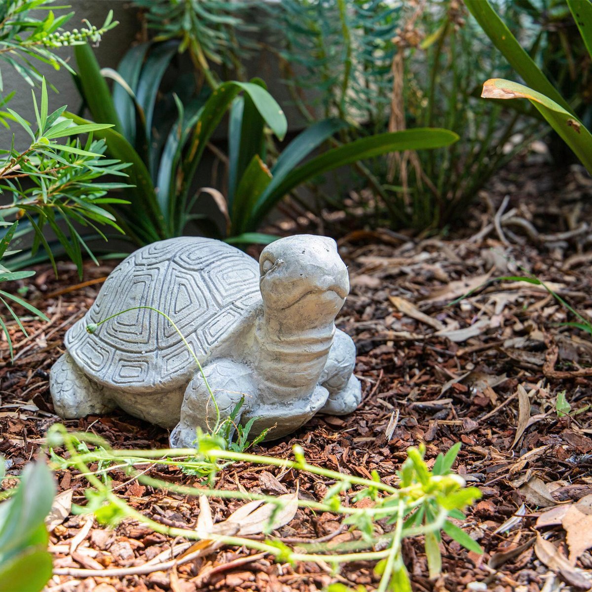 Northcote Pottery Turtle Statue - 32 x 17.5cm - Stone - Garden Decor - SuperSaverAU - view 2