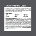 Sika Sikaseal Roof & Gutter - 300ml - Silicone - Waterproof Sealant - SuperSaverAU - view 3