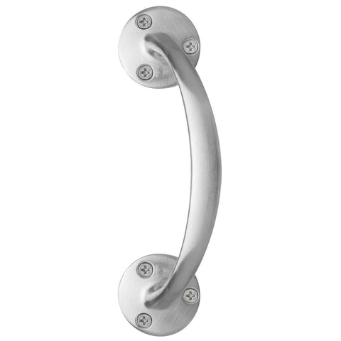 Delf Pull Handle - 155mm x 11mm - Solid Brass - Satin Chrome - SuperSaverAU - view 1
