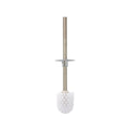 Barelli Toilet Brush - 29cm - Plastic - Matte White Design - SuperSaverAU - view 3