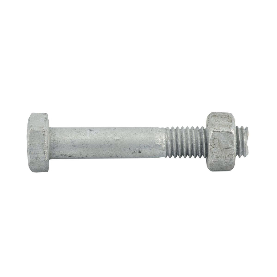 Zenith Hex Head Bolt and Nut 10x60mm Hot Dipped Galvanised Corrosion Resistant - SuperSaverAU - view 1