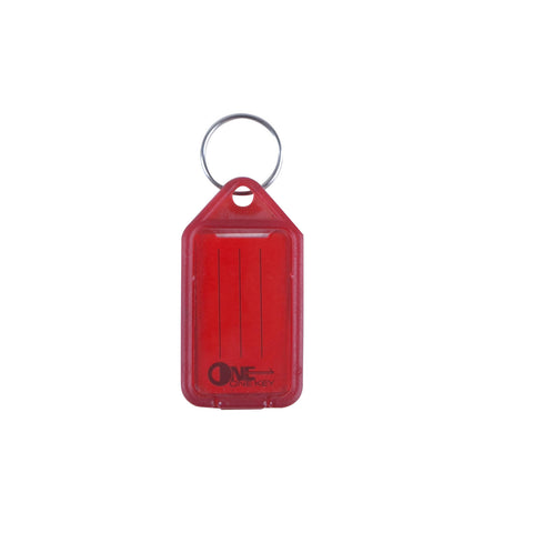 Key Essentials Assorted Colour Key Tags - Writable Label, Plastic & Steel