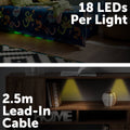 Arlec Grid Connect Smart RGBW Puck Lights 4 Pack - 60mm - Customizable Lighting - SuperSaverAU - view 4