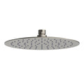 Mondella Resonance 250mm Brushed Nickel Round Shower Head, 9L/min 3 Star WELS Grade 304 Stainless Steel